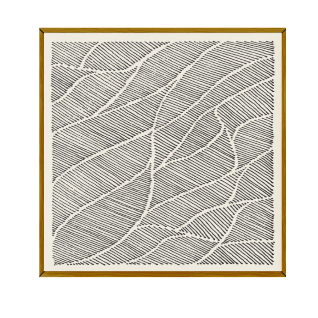 Quadro Black Lines 4 - Tony Marini - 20x20cm ou 40x40cm