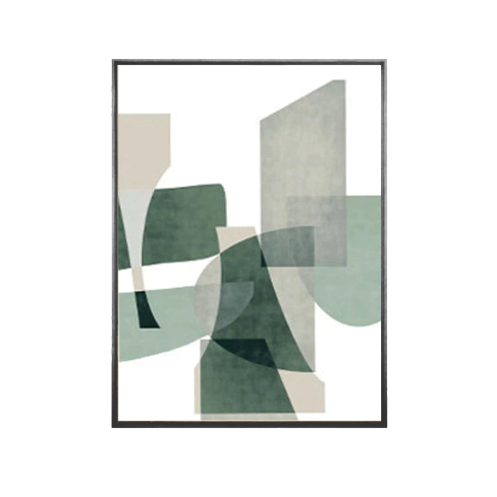 Quadro Geometric Green 3 - Tony Marini - 24x30cm , 40x50cm , 50x70cm e 70x90cm