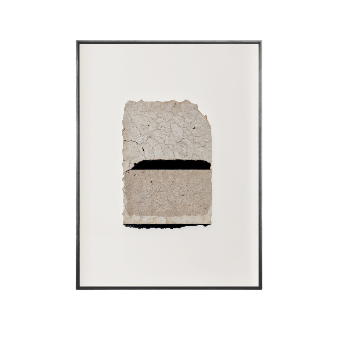 Duo Black Rocks (2 quadros) Tony Marini - Canva + Moldura Premium Filete Prata 70x90cm cada