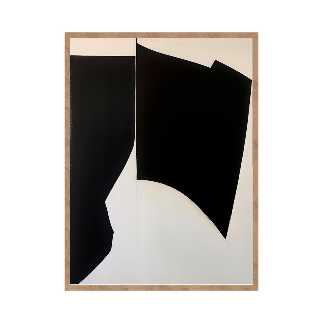 Quadro Black and Forms 1 - 24x30cm , 40x50cm , 50x70cm e 70x90cm